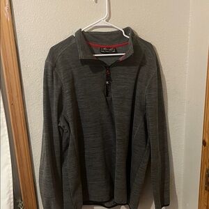 Avalanche Men's Dark Gray Zip-Up Sweater